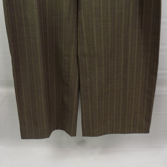 Jones New York Collection Easycare Stretch Pinstripe Pants Size 16 NWT - Picture 2 of 9